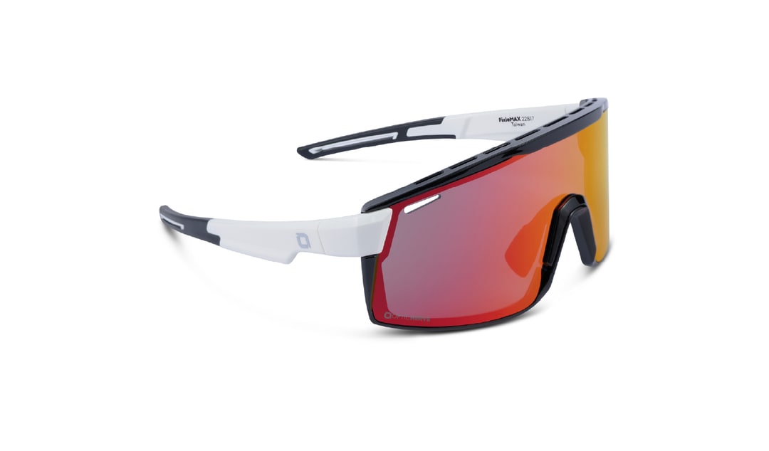 Optic Nerve FixieMax Black White w/Smoke Lens Red Mirror1