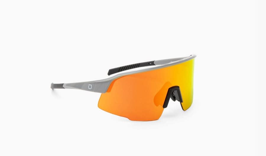 Optic Nerve Fixie Stealth Shiny Grey w/Brown Lens Red Mirror1