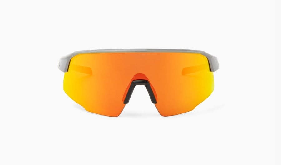 Optic Nerve Fixie Stealth Shiny Grey w/Brown Lens Red Mirror2