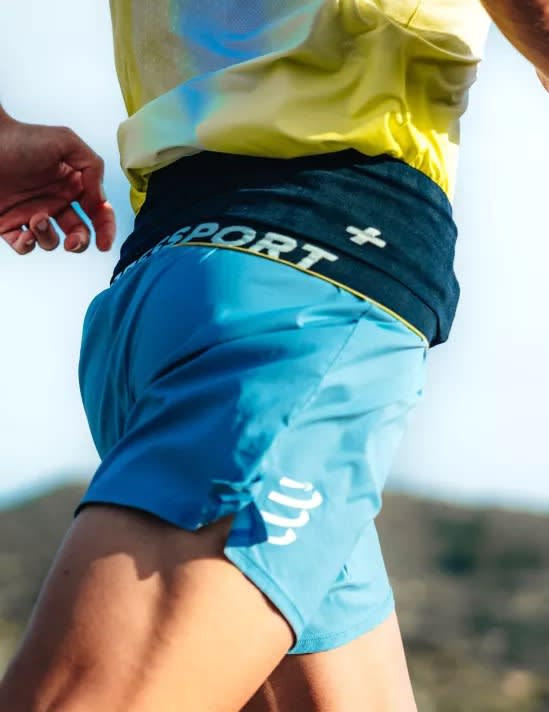 Compressport Free Belt Blues/Green Sheen3