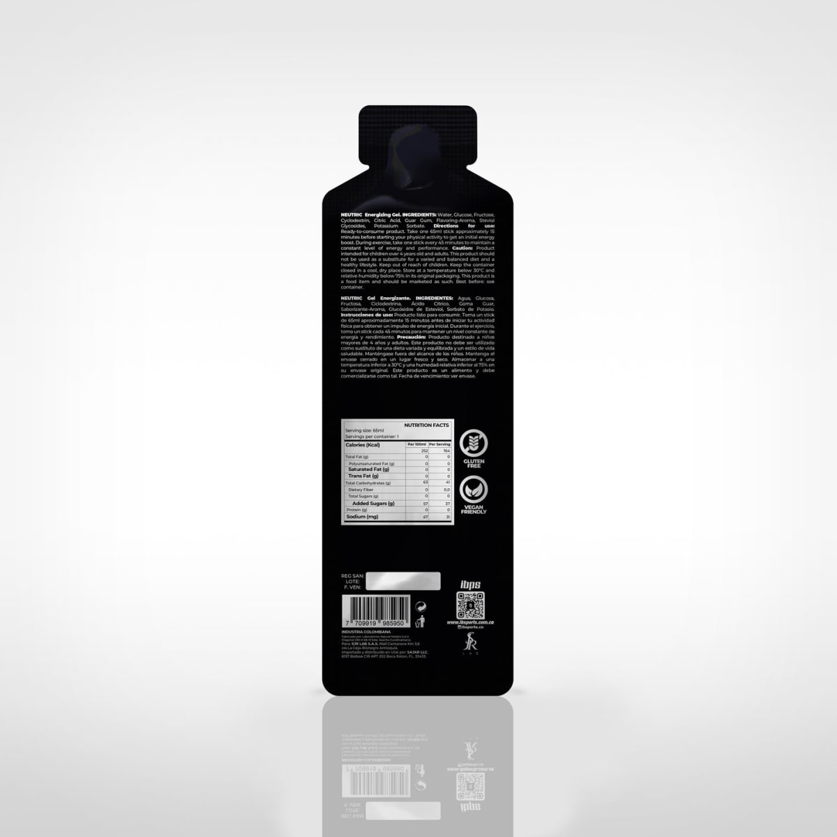 IB GEL NEUTRIC ENERGIZANTE SIN CAFEÍNA2