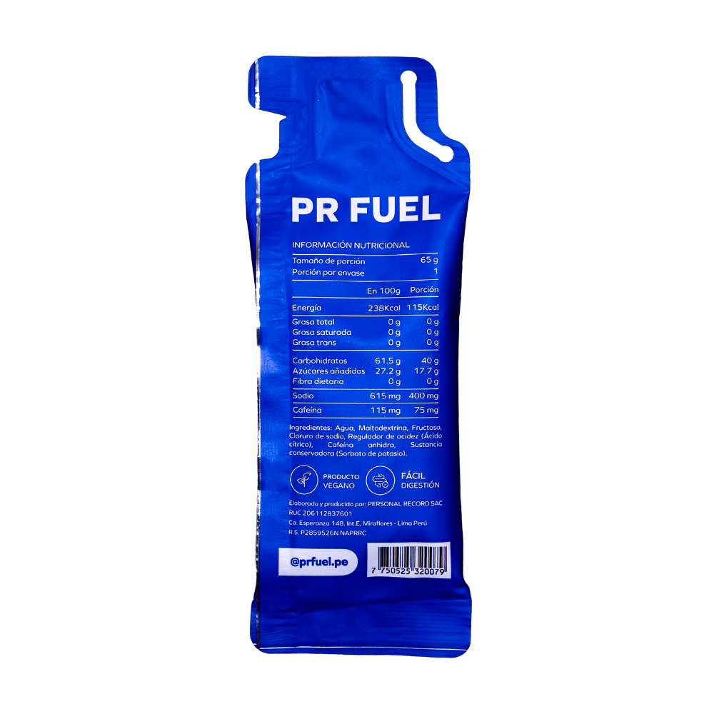 PR Fuel Energy Gel Cafeína 40 g2