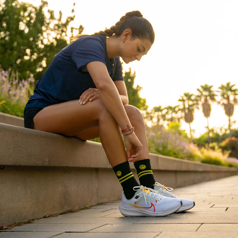 SPORCKS Medias Happy Run Black1