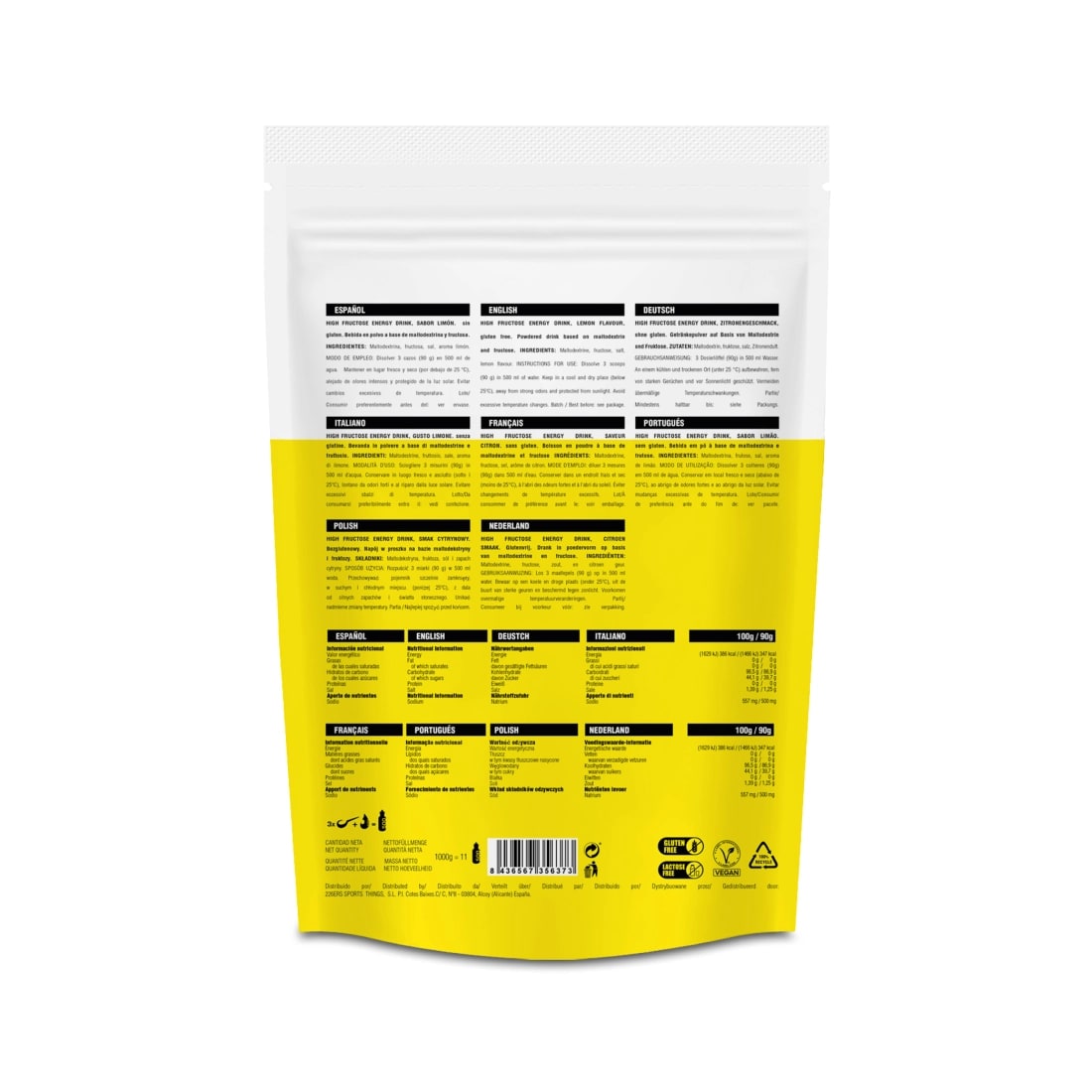 226ERS HIGH FRUCTOSE ENERGY DRINK - 1kg2