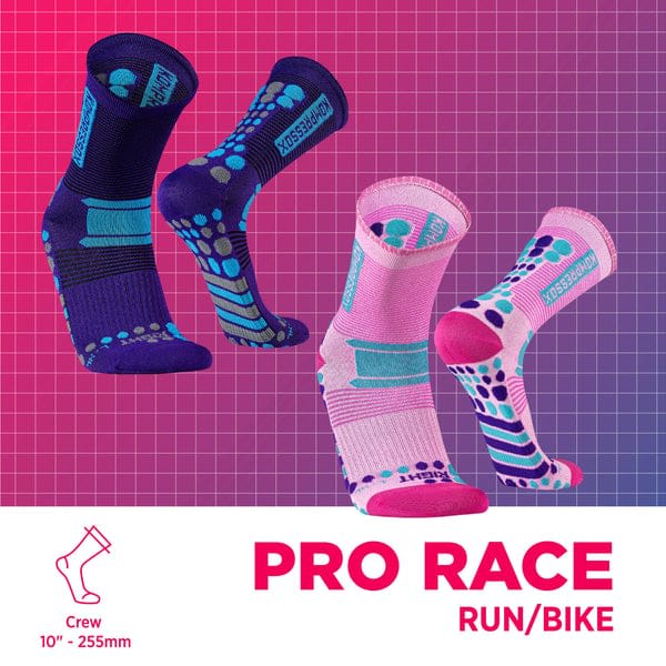 SILVERA NANOTECH MEDIAS PRO RACE - 2 PACK - PINK/PURPLE1