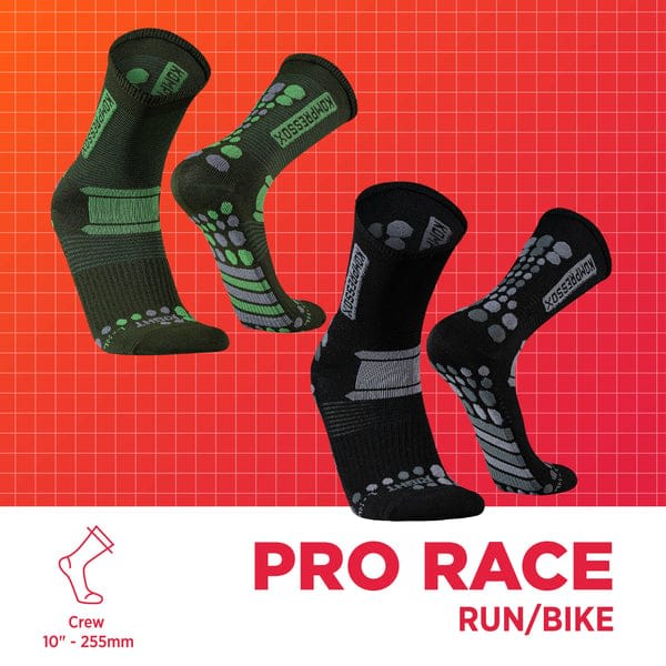 SILVERA NANOTECH MEDIAS PRO RACE - 2 PACK - BLACK/GREEN1