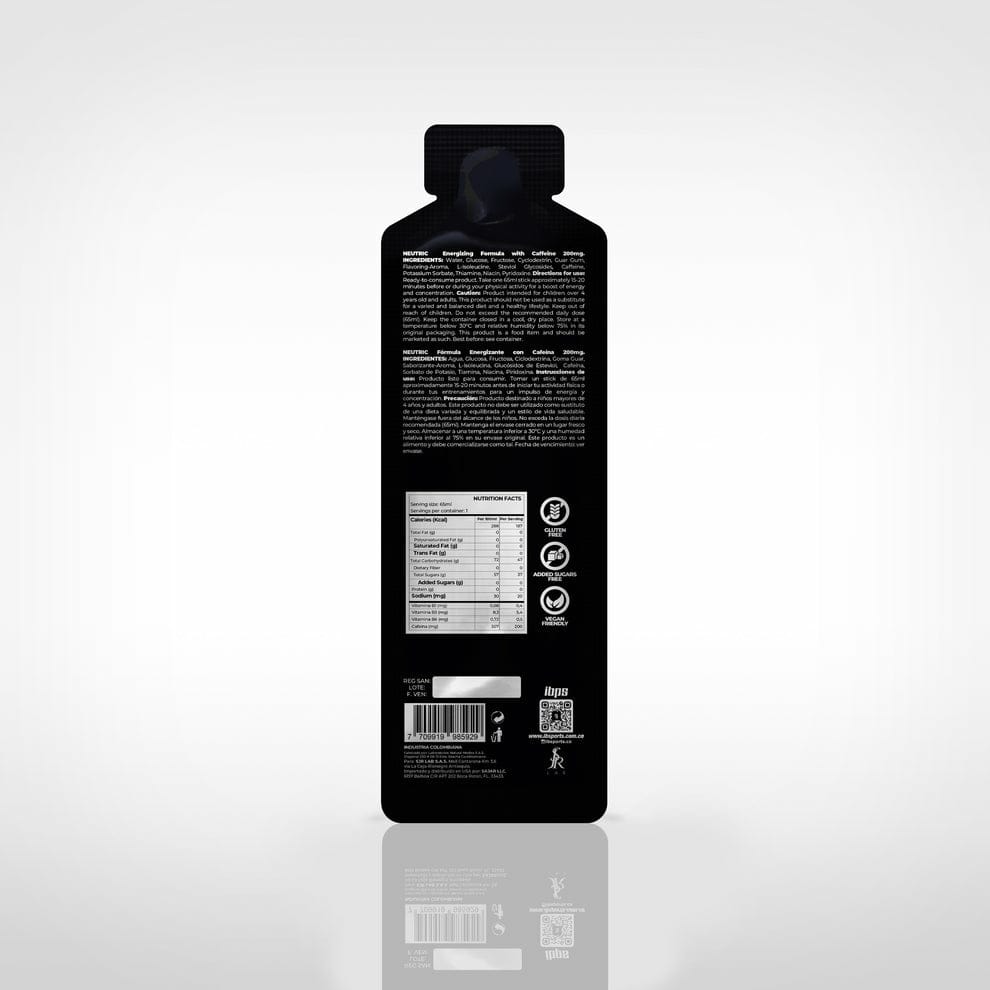 IB GEL NEUTRIC ENERGIZANTE CON CAFEINA 200 MG2