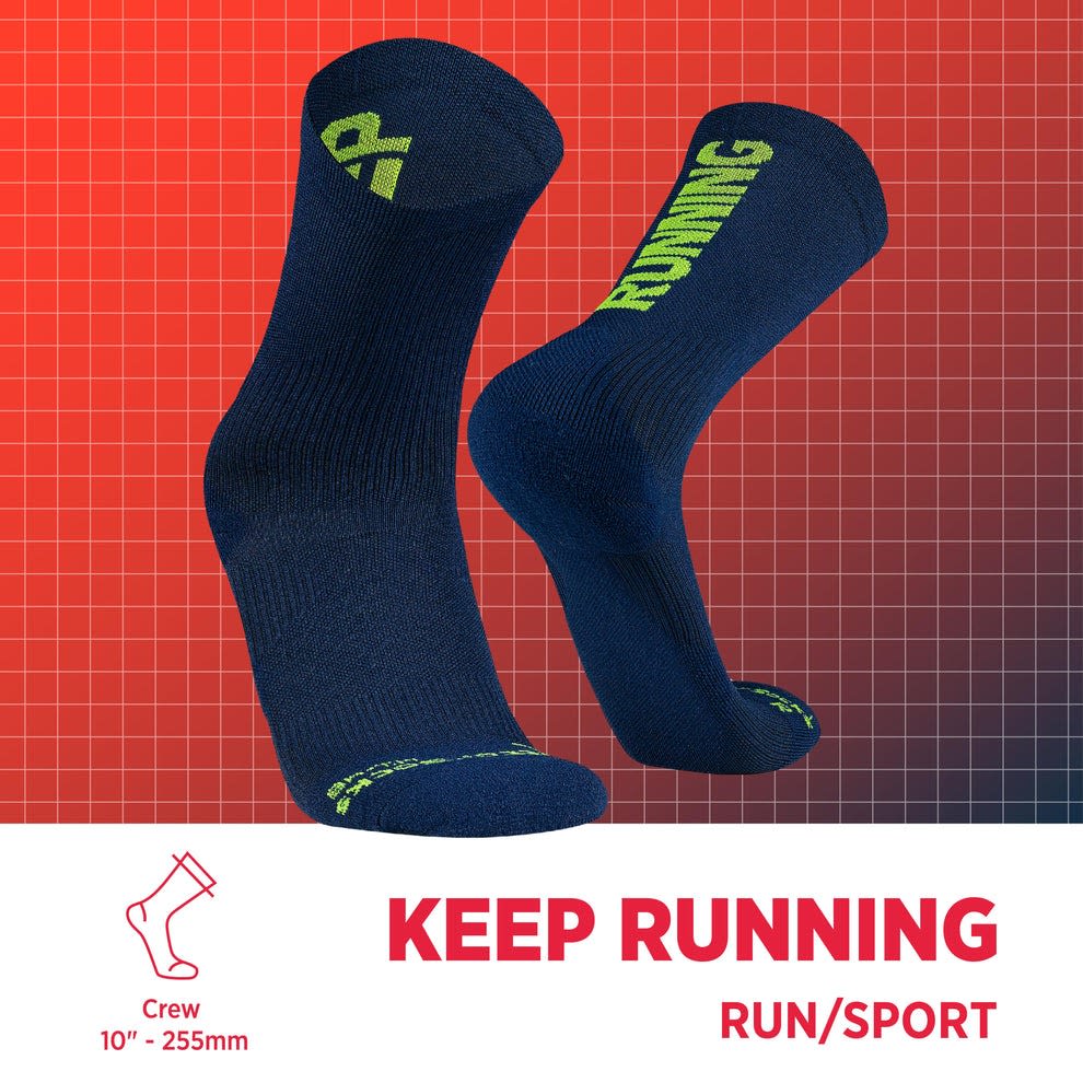 Silvera Medias Keep Running Azul1
