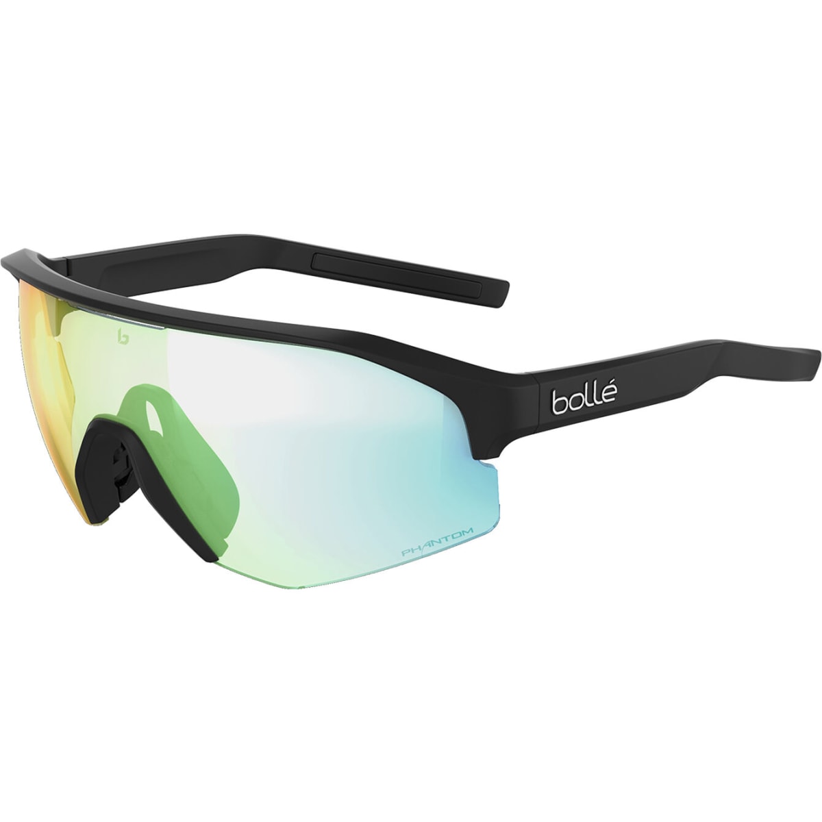 Bolle LightShifter Black Matte Phantom Clear Green Photochromic3