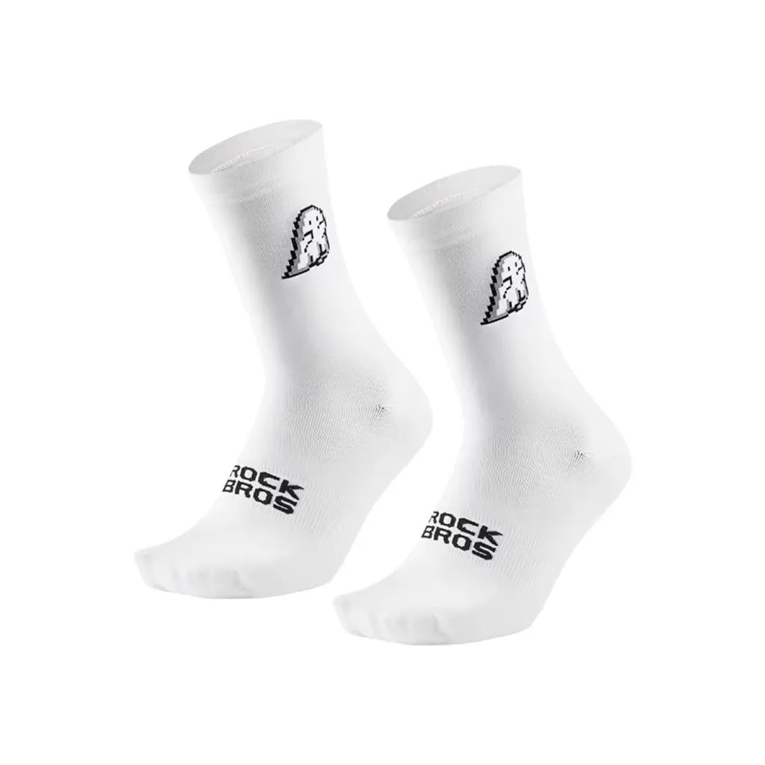 Rockbros Medias de ciclismo SCK02 Blanco1