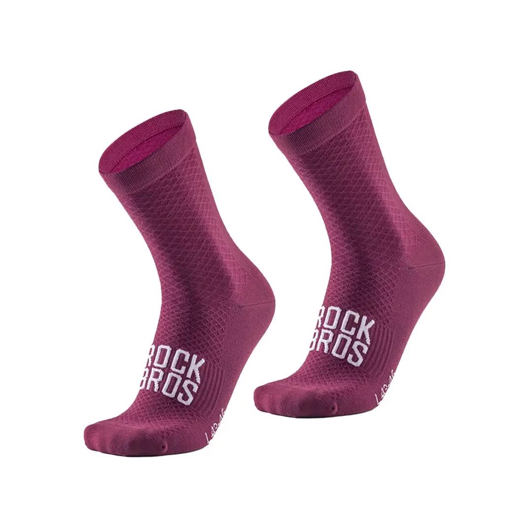 Rockbros Medias de ciclismo SCK60 Morado1
