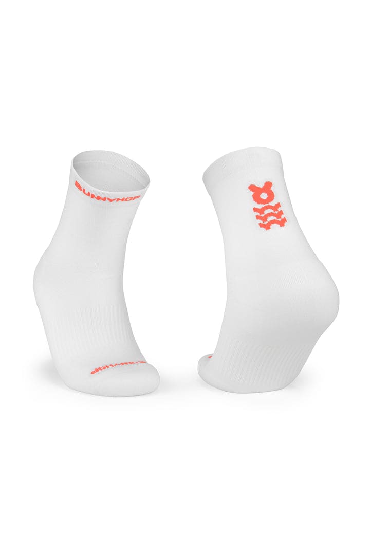 Bunnyhop Medias BHRun Blanco & Naranja1