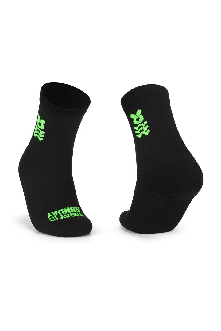 Bunnyhop Medias BHRun Negro & Verde1