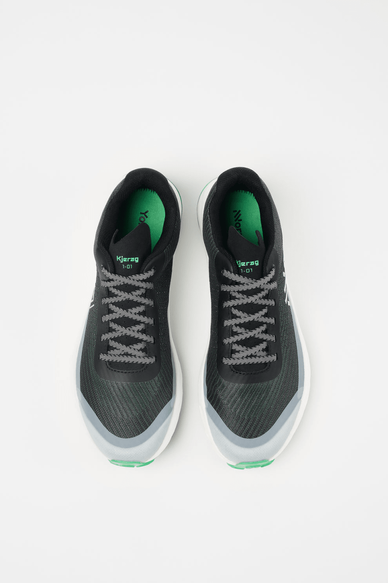 NNORMAL ZAPATILLAS KJERAG N1ZKGM1-004 GREY & GREEN3