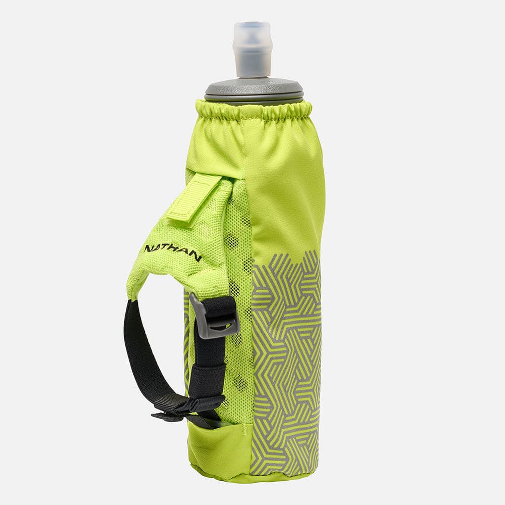 Nathan HyperNight Pinnacle Soft Flask 14oz Yellow/Hex Print2