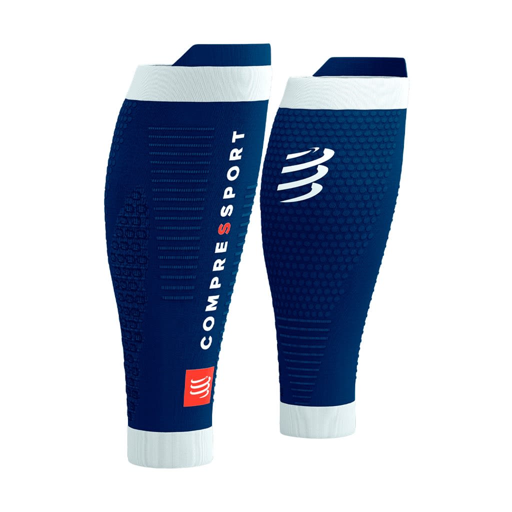 Compressport Pantorrillera R2 3.0 Azul/Blanco1