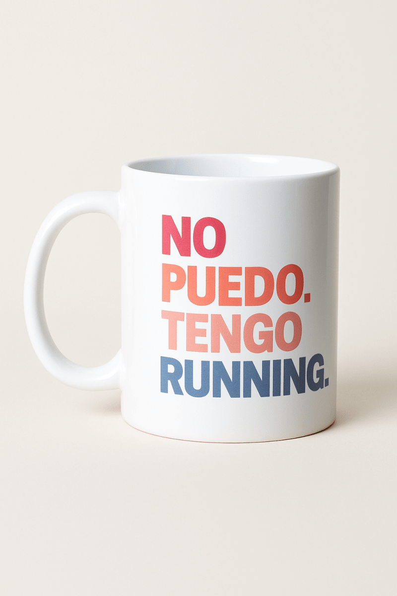 RUNNERS HIGH COFFEE CUP - NO PUEDO. TENGO RUNNING.1