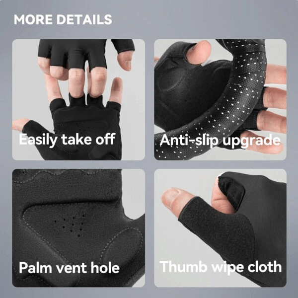 ROCKBROS GUANTES MEDIO DEDO S4083