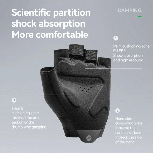 ROCKBROS GUANTES MEDIO DEDO S4082