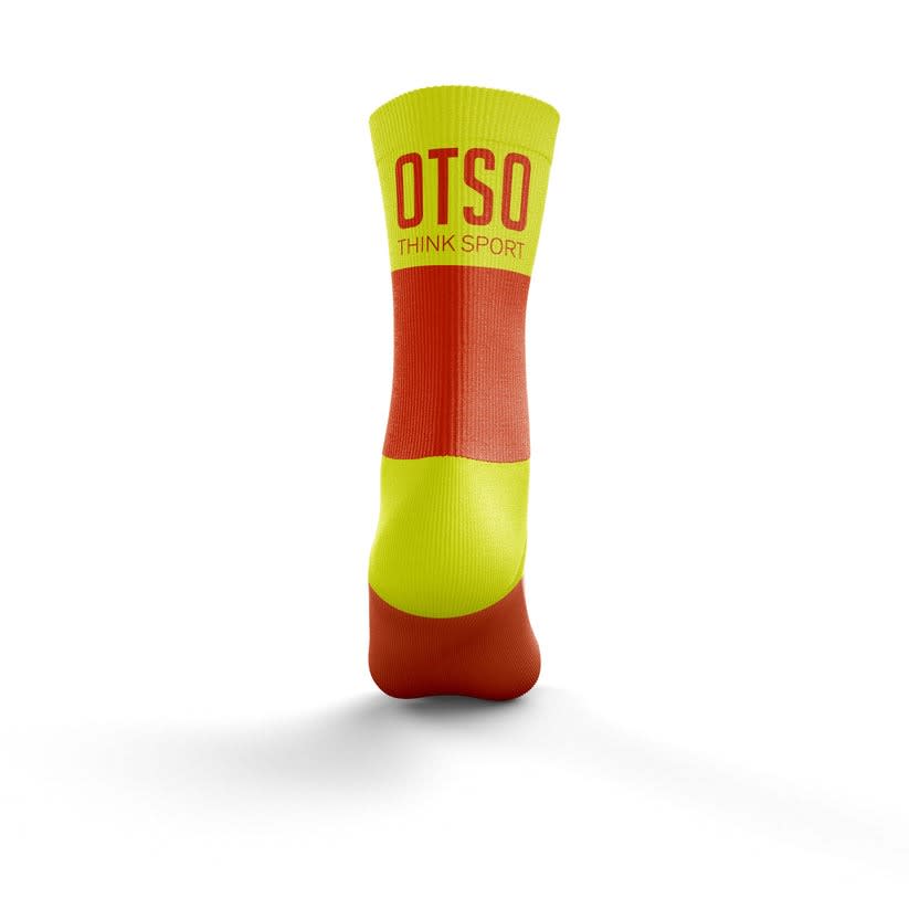 OTSO Media Multideporte Medium Cut Fluo Orange2