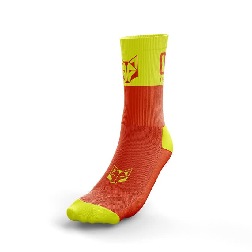 OTSO Media Multideporte Medium Cut Fluo Orange1