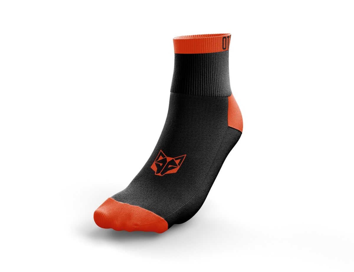 OTSO Media Multideporte Low Cut Black/Orange1