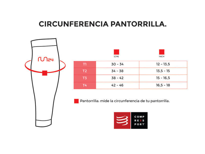 Compressport Pantorrilleras R1 BLACK2
