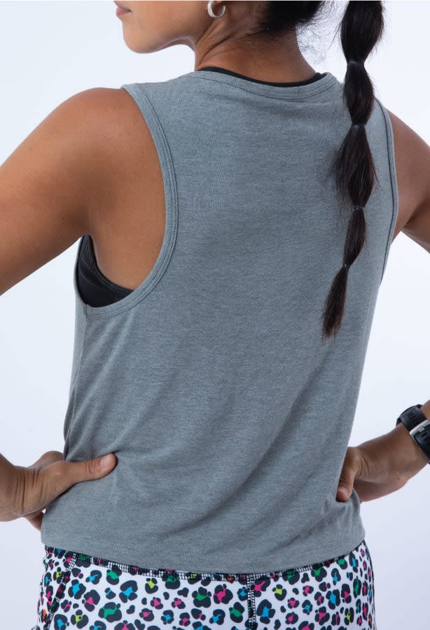 Sweat It Tank Top Grey2