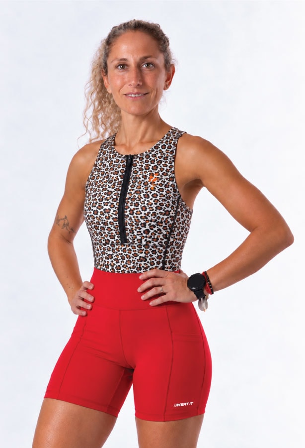 Sweat it Top Animal Brown2