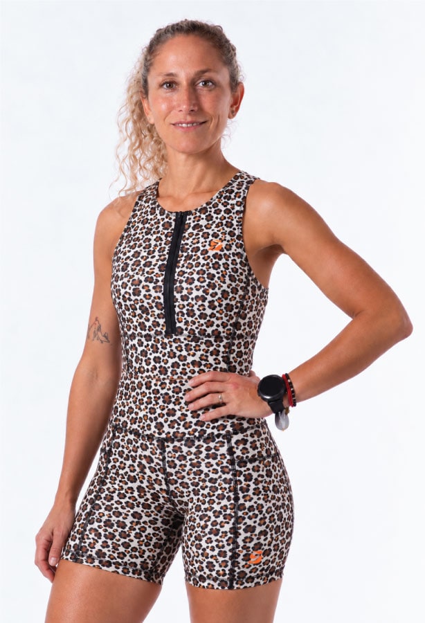 Sweat it Top Animal Brown3