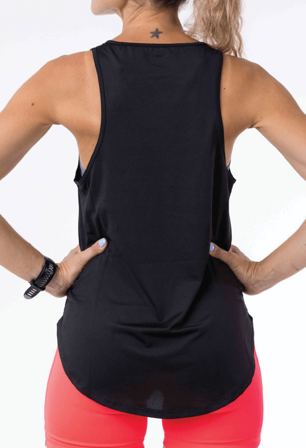 Sweat It Tank Top Total Black3