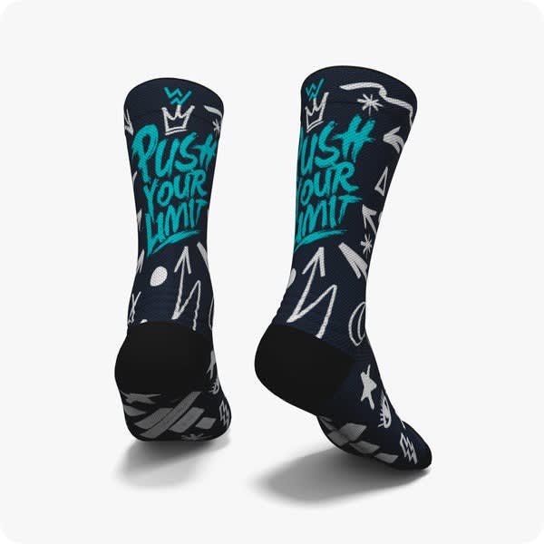 Wabiks Medias Push Your Limits Negro2