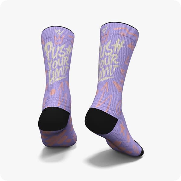 Wabiks Medias Push Your Limits Lila2