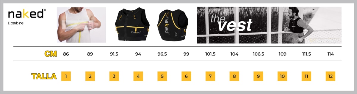 Naked Running Vest High Capacity Para Hombre6