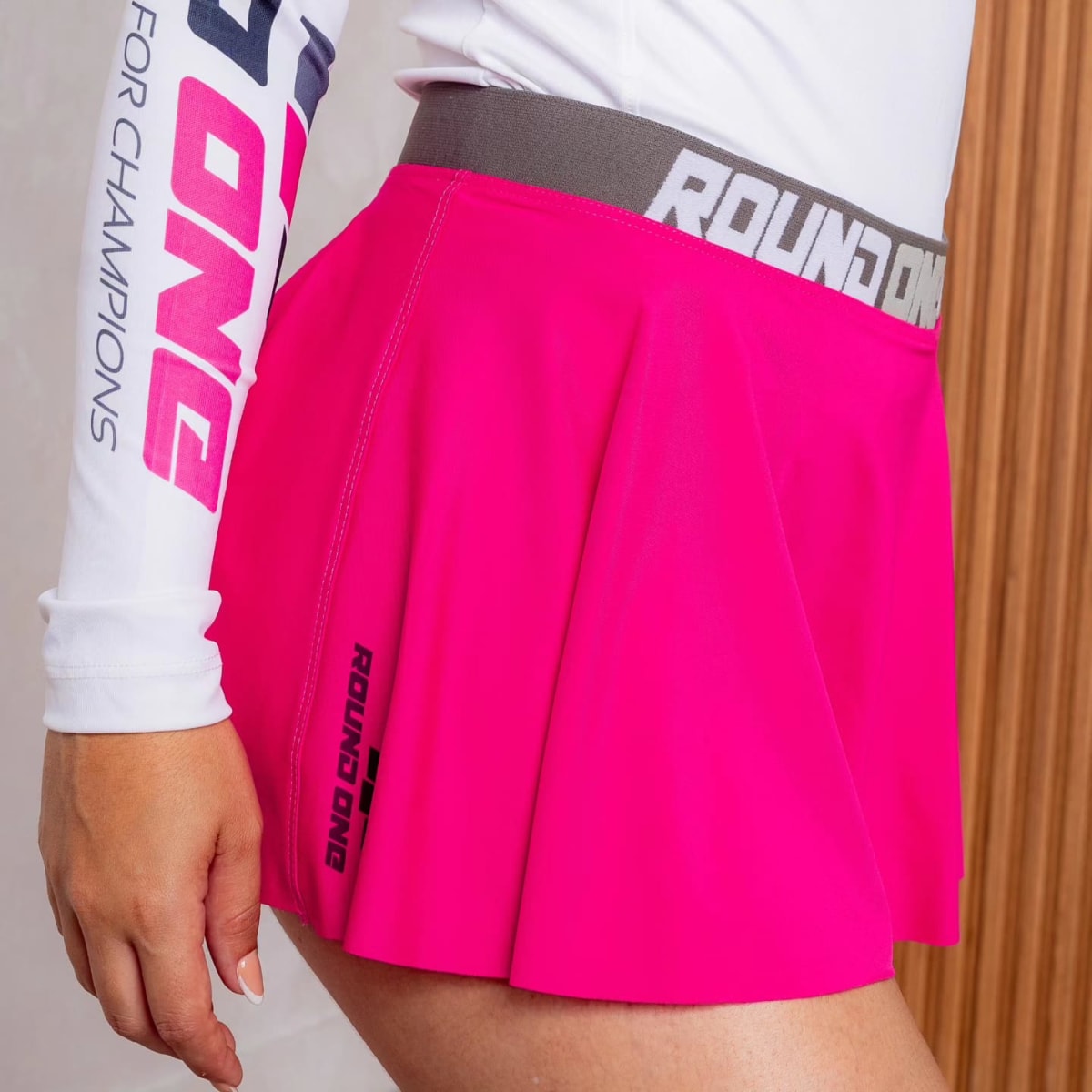 RoundOne Falda Short Elastic Rosado1