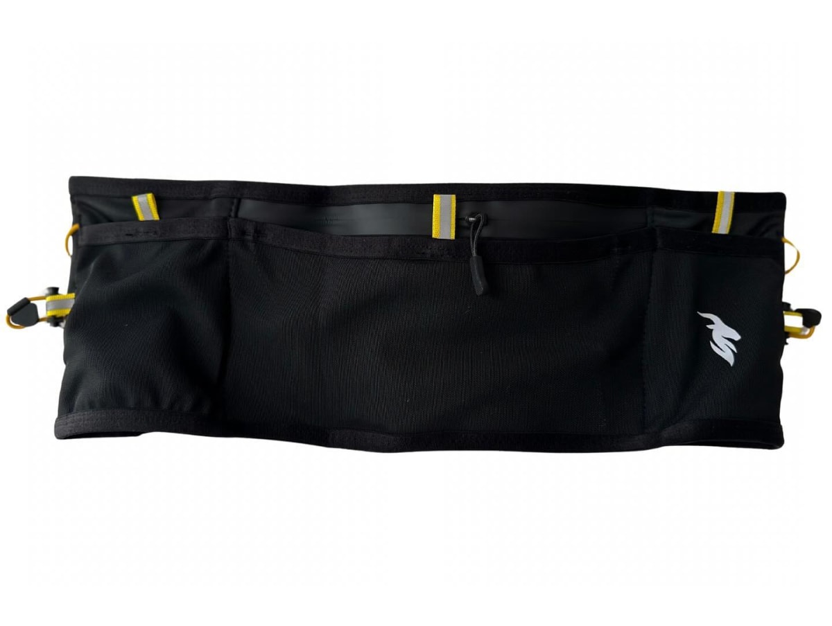 Peaks Cinturon para Correr Negro/Amarillo1