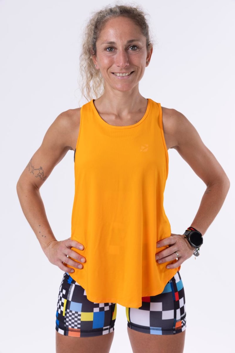 Sweat It Tank Top Tangerine2