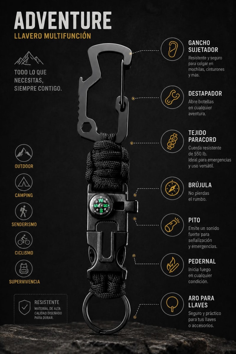 GIRA TRIBE LLAVERO MULTIFUNCIÓN - ADVENTURE3