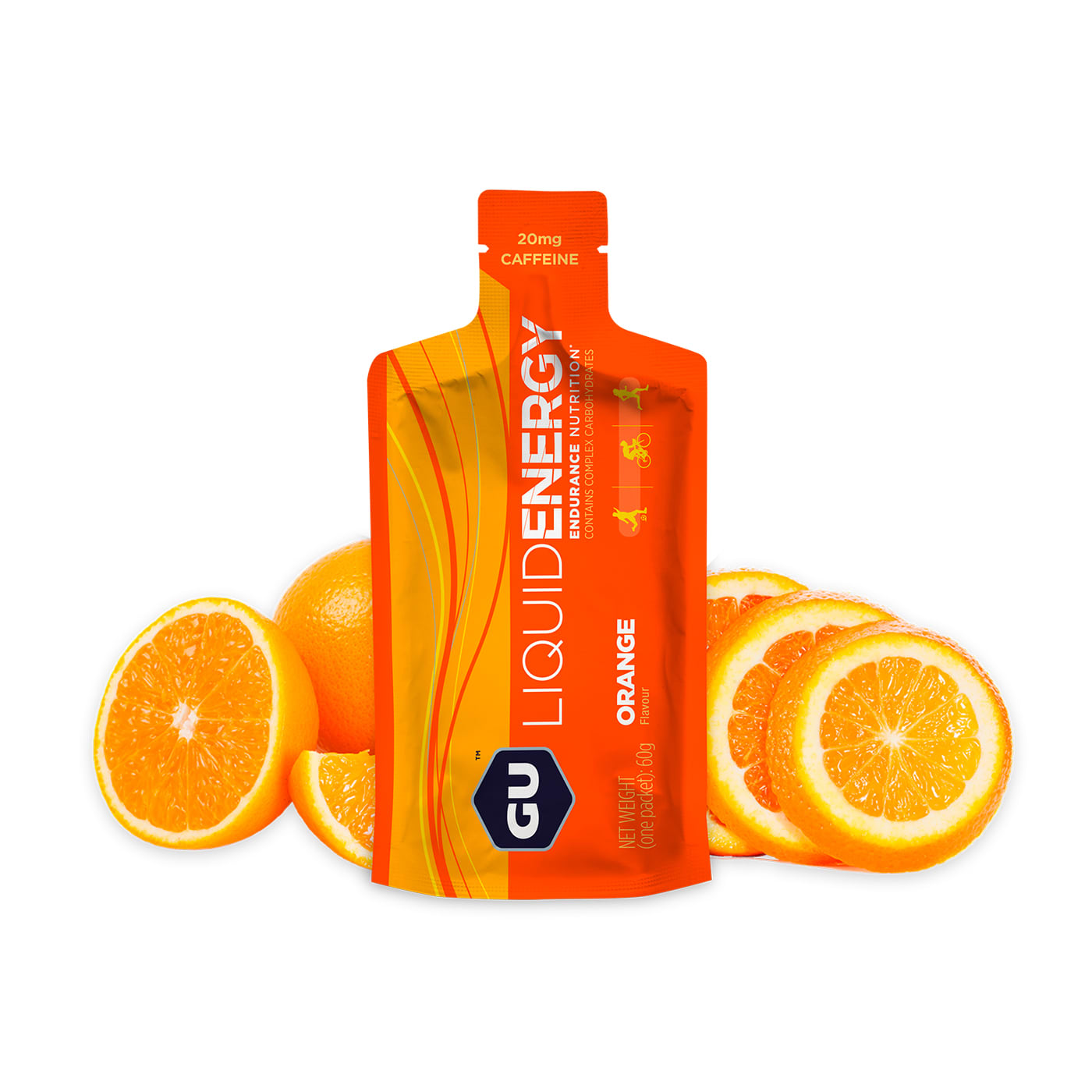 Running Liquid GU Liquid Energy Gel Orange | ALL RUNNING PERÚ