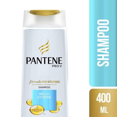 Pantene Shampoo Brillo Extremo 400 ml