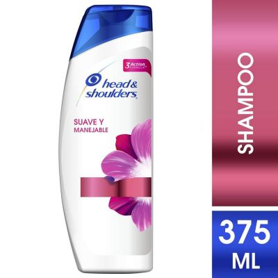 Head & Shoulders Shampoo Suave y Masajeable 375 ml1