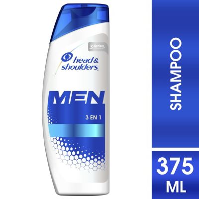 Head & Shoulders Shampoo 3 en 1 hombre control caspa 375 ml1