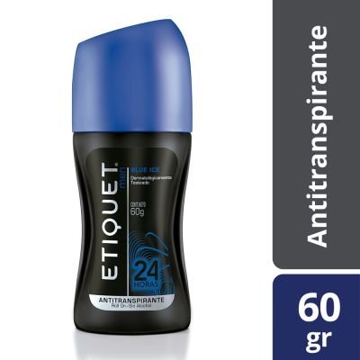 Etiquet Desodorante Roll On Men Blue Ice 60 g