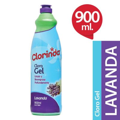 Clorinda Limpiador Cloro Gel Lavanda 900 ml1