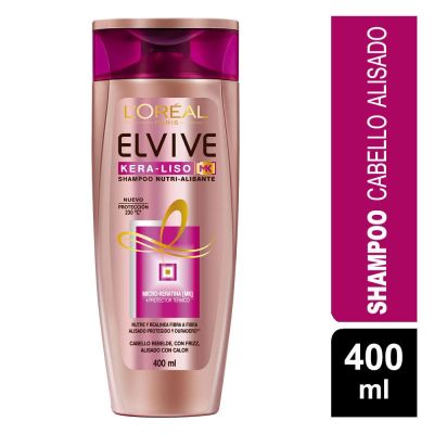 Elvive Shampoo Nutri-Alisante Kera Liso MK 400 ml1