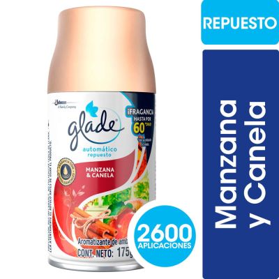  Glade Repuesto Aromatizante Automático Manzana y Canela 270 ml1