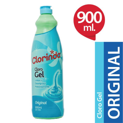 Clorinda Limpiador Cloro Gel Original 900 ml