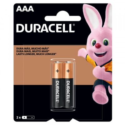 Duracell Pila Alcalina AAA Pack 2 Un