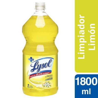 Lysol Limpiador Líquido Desinfectante Limón 1.8 L1