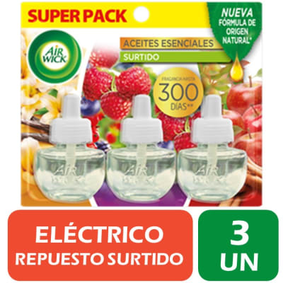 Air Wick Repuesto Aromatizante Eléctrico Surtido Pack 3x21 ml